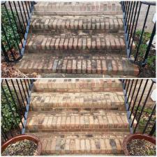 Washing & Maintaining Brick Steps