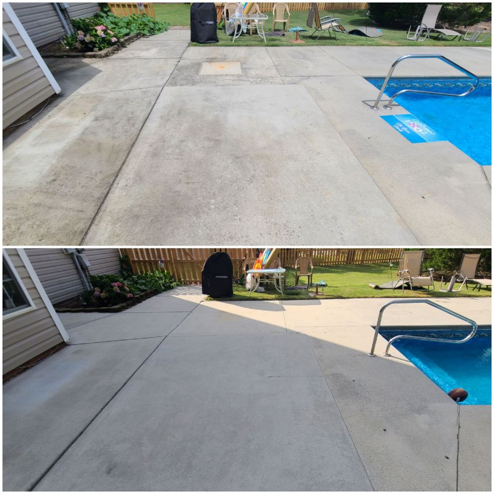 Pool deck cleaning in matthew nc