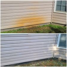 House Wash and Rust Removal on Raptor Court in Charlotte, NC 1